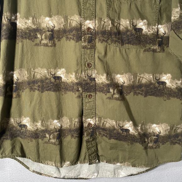 Outdoor Life Deer Hunting Outdoor Button Down Long Sleeve Shirt Mens Medium - Picture 3 of 7